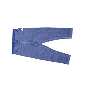 Adidas Climalite Women's Size S Legging Capri Pants Blue Polyester Pull On Soli